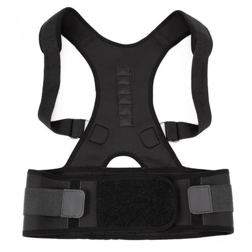 Posture Corrector Support Magnetic Back Shoulder Brace Belt Band For - Aubaines À GO-GO