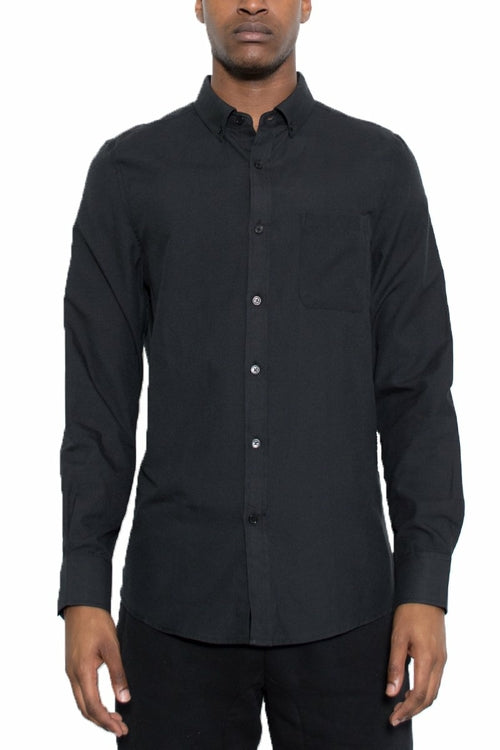 SIGNATURE LONG SLEEVE BUTTON DOWN SHIRT M3515 - Aubaines À GO-GO