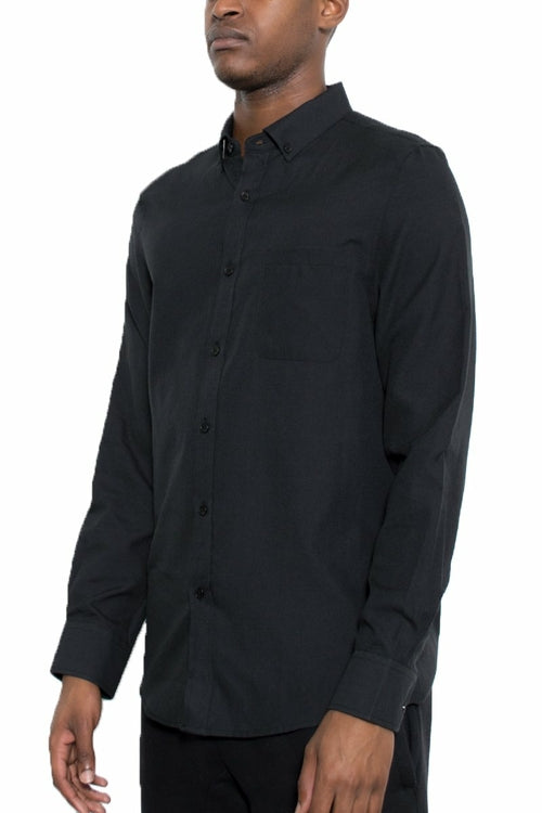 SIGNATURE LONG SLEEVE BUTTON DOWN SHIRT M3515 - Aubaines À GO-GO