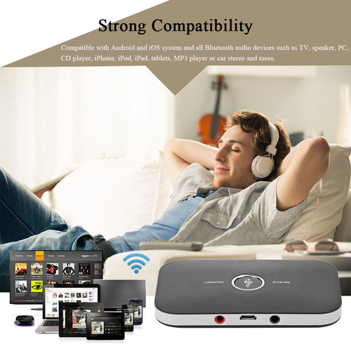 2 in 1 Bluetooth 4.1 Audio Transmitter & Receiver - Aubaines À GO-GO