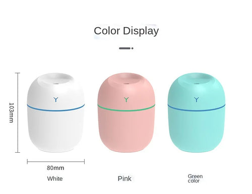 Portable Ultrasonic Humidifier USB Aroma Essential Oil Diffuser LED - Aubaines À GO-GO