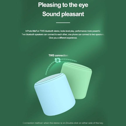 Inpods Little Fun Mini Bluetooth Speaker TWS Macaron Speaker - Aubaines À GO-GO