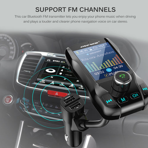 Bluetooth FM Transmitter for Car Bluetooth V3.0 - Aubaines À GO-GO