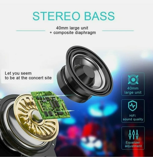 Ninja Dragon Z10 Color Changing Bluetooth Headphones - Aubaines À GO-GO