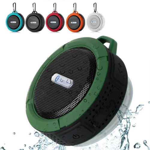 Mini Portable Waterproof Bluetooth Speaker with Suction Cup - Aubaines À GO-GO