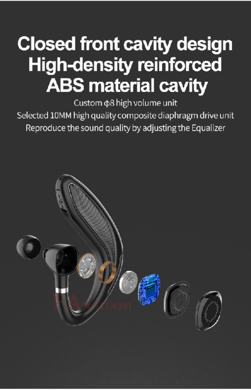 Long Standby Handsfree Wireless Bluetooth 5.0 Headset - Aubaines À GO-GO