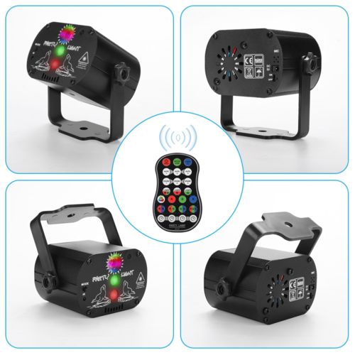 Mini RGB Disco Light LED Laser Stage Projector - Aubaines À GO-GO