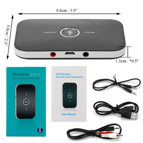 2 in 1 Bluetooth 4.1 Audio Transmitter & Receiver - Aubaines À GO-GO