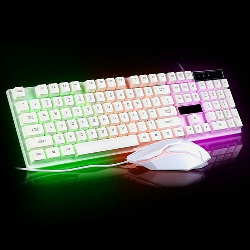 Ninja Dragons White Knight Gaming Keyboard and Mouse Set - Aubaines À GO-GO