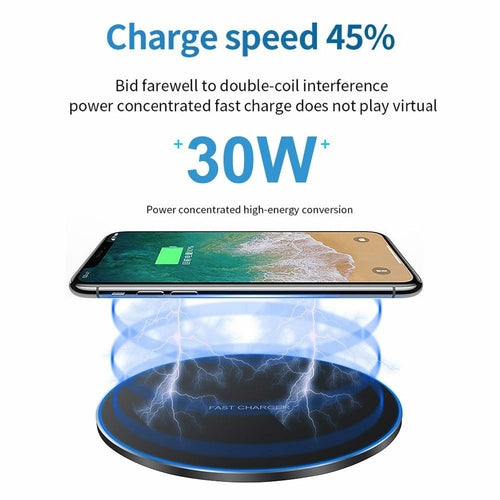 Dragon W9 30W Wireless Charging Pad - Aubaines À GO-GO