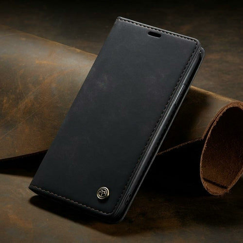 Luxury Magnetic Flip Wallet Case for iPhone 7, 8, X, 11, 12, 13 - Aubaines À GO-GO